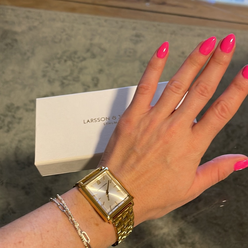 Larsson & Jennings BOYFRIEND ELEVATE GOLD WHITE 40MM